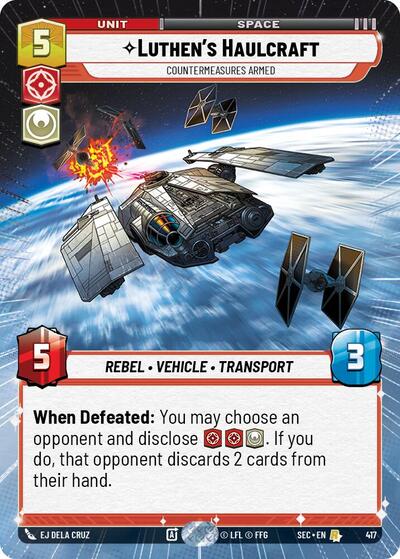 Luthen's Haulcraft, Countermeasures Armed (Hyperspace) (Secrets of Power)(SEC-0417/1167)(R)