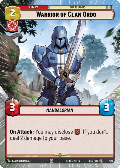 Warrior of Clan Ordo (Hyperspace) (Secrets of Power)(SEC-0428/1167)(C)