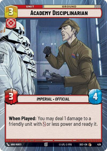 Academy Disciplinarian (Hyperspace) (Secrets of Power)(SEC-0429/1167)(C)