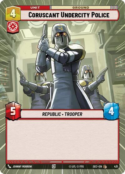 Coruscant Undercity Police (Hyperspace) (Secrets of Power)(SEC-0431/1167)(C)