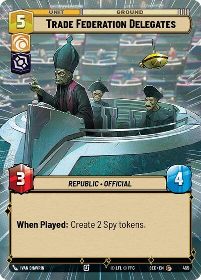 Trade Federation Delegates (Hyperspace) (Secrets of Power)(SEC-0455/1167)(C)