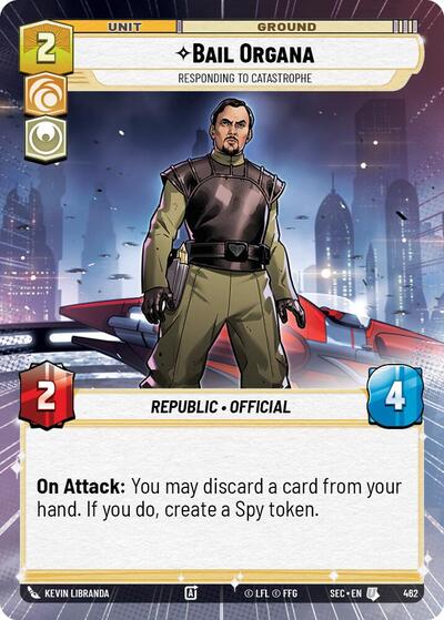 Bail Organa, Responding to Catastrophe (Hyperspace) (Secrets of Power)(SEC-0462/1167)(U)
