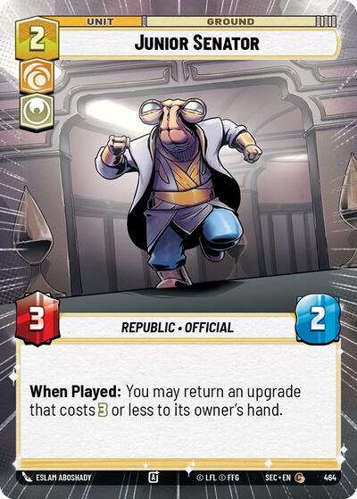 Junior Senator (Hyperspace) (Secrets of Power)(SEC-0464/1167)(C)