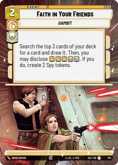 Faith in Your Friends (Hyperspace) (Secrets of Power)(SEC-0475/1167)(U)