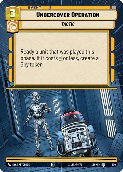 Undercover Operation (Hyperspace) (Secrets of Power)(SEC-0500/1167)(U)