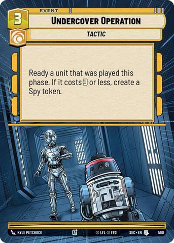Undercover Operation (Hyperspace) (Secrets of Power)(SEC-0500/1167)(U)