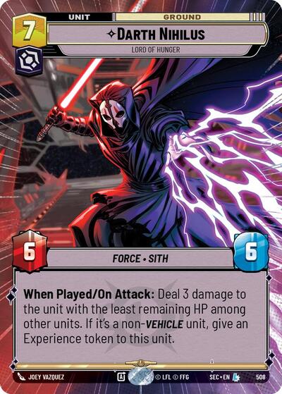 Darth Nihilus, Lord of Hunger (Hyperspace) (Secrets of Power)(SEC-0508/1167)(L)