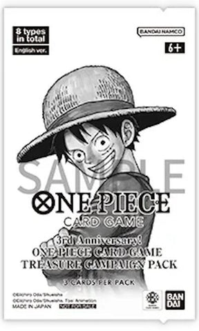 3rd Anniversary One Piece Card Game Treasure Campaign Pack