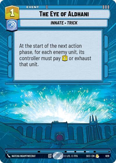 The Eye of Aldhani (Hyperspace Foil) - Foil (Secrets of Power)(SEC-0829/1167)(R)
