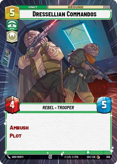 Dressellian Commandos (Hyperspace Foil) - Foil (Secrets of Power)(SEC-0856/1167)(C)