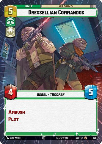 Dressellian Commandos (Hyperspace Foil) - Foil (Secrets of Power)(SEC-0856/1167)(C)