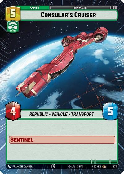 Consular's Cruiser (Hyperspace Foil) - Foil (Secrets of Power)(SEC-0873/1167)(C)