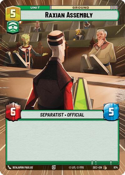 Raxian Assembly (Hyperspace Foil) - Foil (Secrets of Power)(SEC-0874/1167)(C)