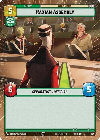 Raxian Assembly (Hyperspace Foil) - Foil (Secrets of Power)(SEC-0874/1167)(C)