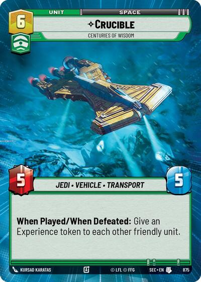 Crucible, Centuries of Wisdom (Hyperspace Foil) - Foil (Secrets of Power)(SEC-0875/1167)(U)