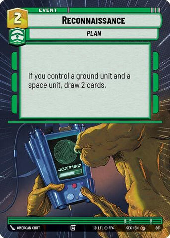 Reconnaissance (Hyperspace Foil) - Foil (Secrets of Power)(SEC-0881/1167)(C)