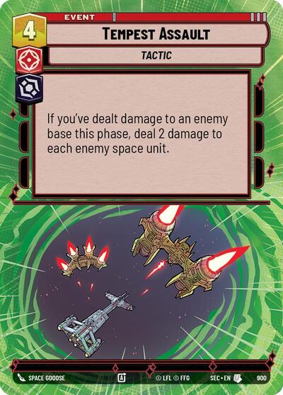 Tempest Assault (Hyperspace Foil) - Foil (Secrets of Power)(SEC-0900/1167)(U)