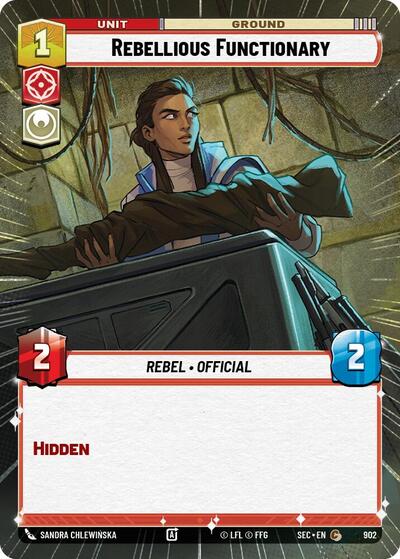 Rebellious Functionary (Hyperspace Foil) - Foil (Secrets of Power)(SEC-0902/1167)(C)