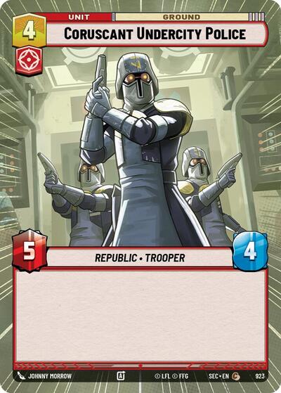 Coruscant Undercity Police (Hyperspace Foil) - Foil (Secrets of Power)(SEC-0923/1167)(C)