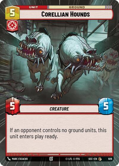 Corellian Hounds (Hyperspace Foil) - Foil (Secrets of Power)(SEC-0926/1167)(C)