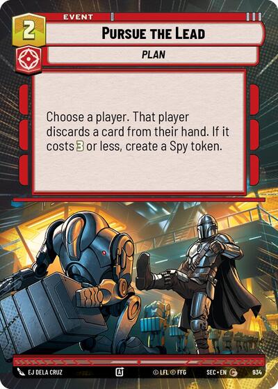 Pursue the Lead (Hyperspace Foil) - Foil (Secrets of Power)(SEC-0934/1167)(C)