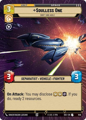 Soulless One, Swift and Agile (Hyperspace Foil) - Foil (Secrets of Power)(SEC-0946/1167)(U)