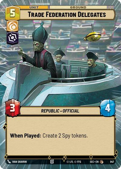 Trade Federation Delegates (Hyperspace Foil) - Foil (Secrets of Power)(SEC-0947/1167)(C)