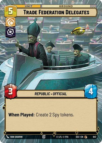 Trade Federation Delegates (Hyperspace Foil) - Foil (Secrets of Power)(SEC-0947/1167)(C)