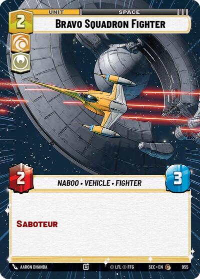 Bravo Squadron Fighter (Hyperspace Foil) - Foil (Secrets of Power)(SEC-0955/1167)(C)