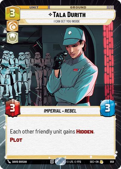 Tala Durith, I Can Get You Inside (Hyperspace Foil) - Foil (Secrets of Power)(SEC-0959/1167)(R)