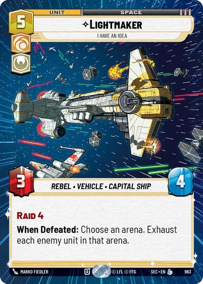 Lightmaker, I Have An Idea (Hyperspace Foil) - Foil (Secrets of Power)(SEC-0963/1167)(L)