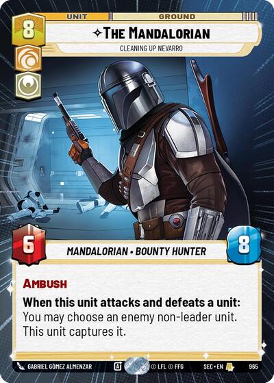 The Mandalorian, Cleaning up Nevarro (Hyperspace Foil) - Foil (Secrets of Power)(SEC-0965/1167)(R)