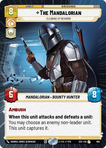 The Mandalorian, Cleaning up Nevarro (Hyperspace Foil) - Foil (Secrets of Power)(SEC-0965/1167)(R)