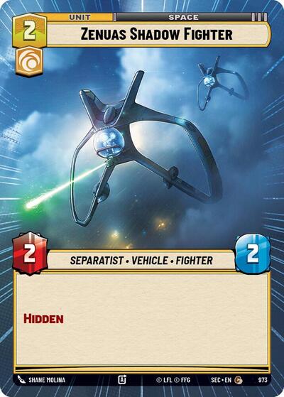 Zenuas Shadow Fighter (Hyperspace Foil) - Foil (Secrets of Power)(SEC-0973/1167)(C)