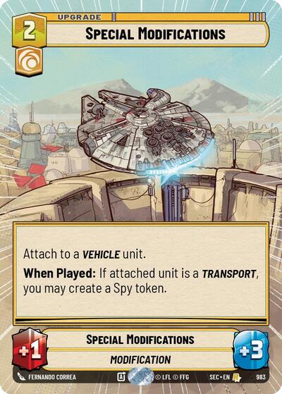 Special Modifications (Hyperspace Foil) - Foil (Secrets of Power)(SEC-0983/1167)(R)