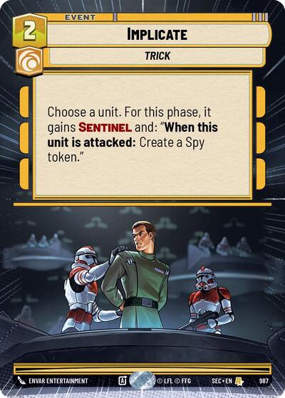 Implicate (Hyperspace Foil) - Foil (Secrets of Power)(SEC-0987/1167)(R)