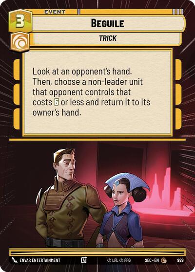 Beguile (Hyperspace Foil) - Foil (Secrets of Power)(SEC-0989/1167)(C)