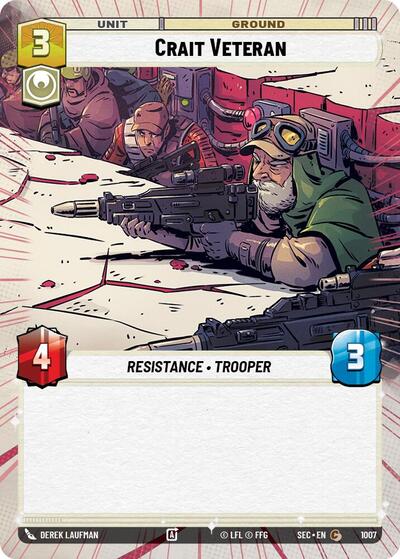 Crait Veteran (Hyperspace Foil) - Foil (Secrets of Power)(SEC-1007/1167)(C)