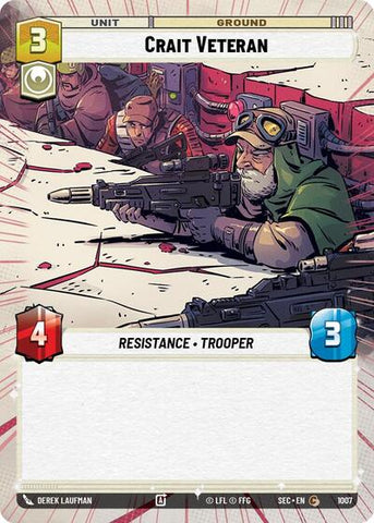 Crait Veteran (Hyperspace Foil) - Foil (Secrets of Power)(SEC-1007/1167)(C)