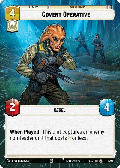 Covert Operative (Hyperspace Foil) - Foil (Secrets of Power)(SEC-1009/1167)(C)