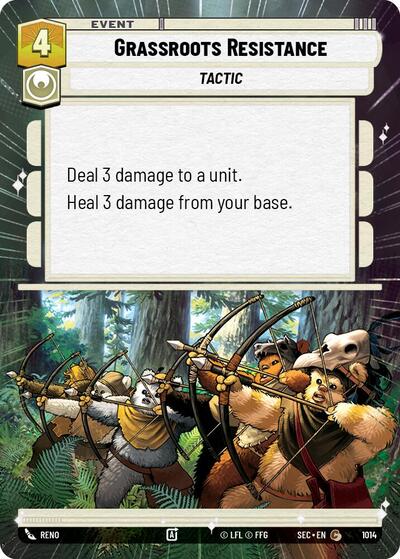 Grassroots Resistance (Hyperspace Foil) - Foil (Secrets of Power)(SEC-1014/1167)(C)