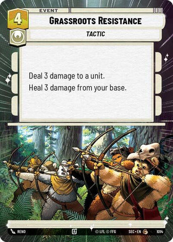 Grassroots Resistance (Hyperspace Foil) - Foil (Secrets of Power)(SEC-1014/1167)(C)