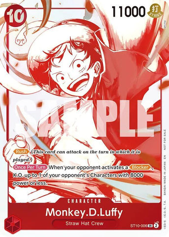 Monkey.D.Luffy - ST10-006 [3rd Anniversary Treasure Campaign Pack] [Foil] (One Piece Promotion Cards)(ST10-006)(C)
