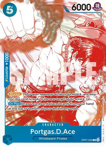 Portgas.D.Ace - OP07-053 [3rd Anniversary Treasure Campaign Pack] [Foil] (One Piece Promotion Cards)(OP07-053)(R)