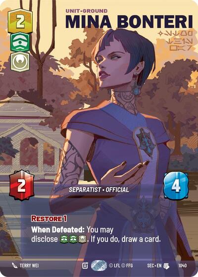 Mina Bonteri, Stop This War (Prestige) (Secrets of Power)(SEC-1040/1167)(U)