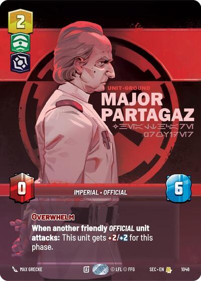 Major Partagaz, Healthcare Provider (Prestige) (Secrets of Power)(SEC-1046/1167)(R)