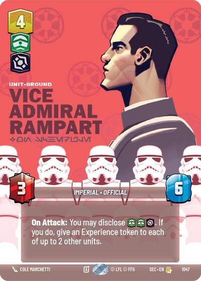 Vice Admiral Rampart, On Schedule (Prestige) (Secrets of Power)(SEC-1047/1167)(R)