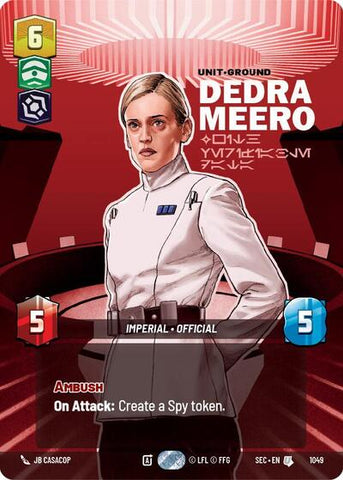 Dedra Meero, With Verifiable Data (Prestige) (Secrets of Power)(SEC-1049/1167)(U)