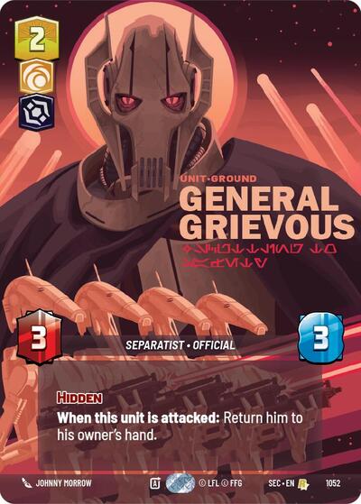 General Grievous, Scuttling to Safety (Prestige) (Secrets of Power)(SEC-1052/1167)(R)