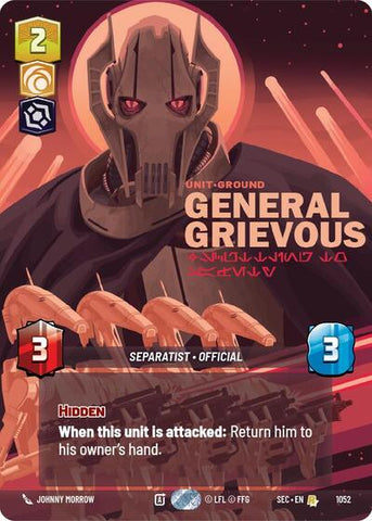 General Grievous, Scuttling to Safety (Prestige) (Secrets of Power)(SEC-1052/1167)(R)